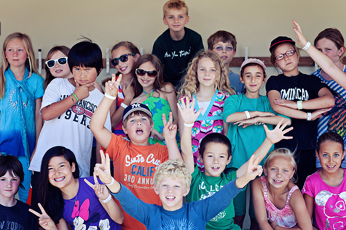 Walnut Creek campers at Steve and Kate’s Camp